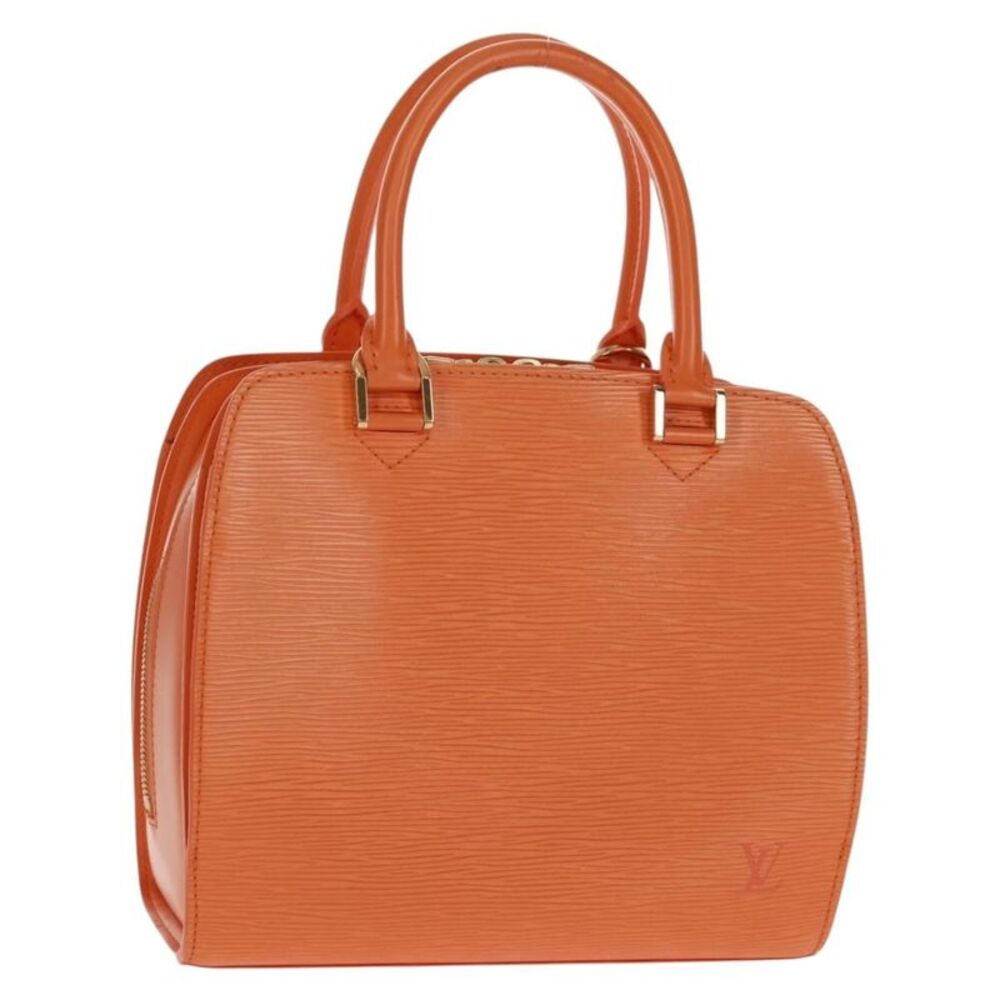 Louis Vuitton Pont Neuf Epi Leather Orange Leather Handbag